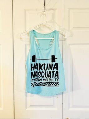 Racerback Tank Top “Hakuna Masquata” L
